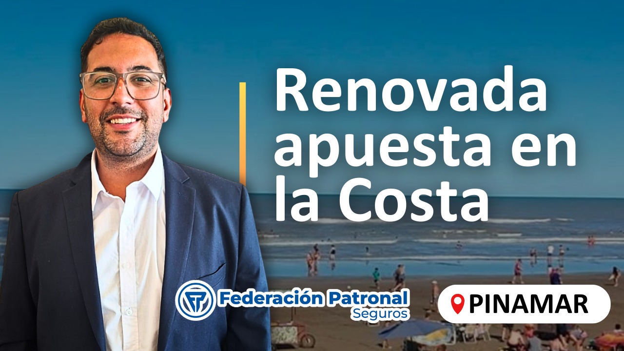 En esta segunda etapa de nuestra Acción Verano, volvimos a Pinamar, donde el pasado lunes 19, Federación Patronal Seguros inauguró una oficina de atención de productores, y allí conversamos con Matías Modarelli, responsable de la nueva agencia.